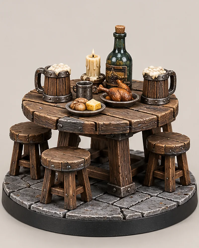 Tavern table scenery