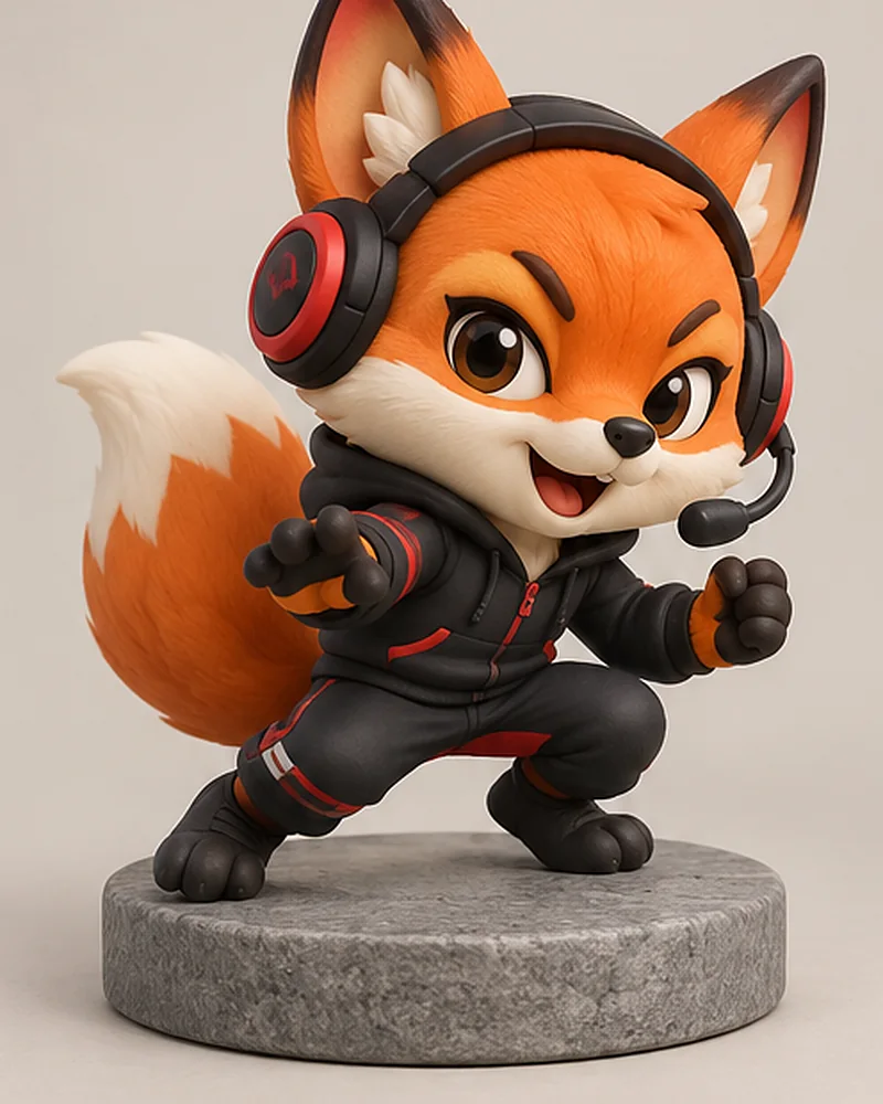 Esports fox mascot
