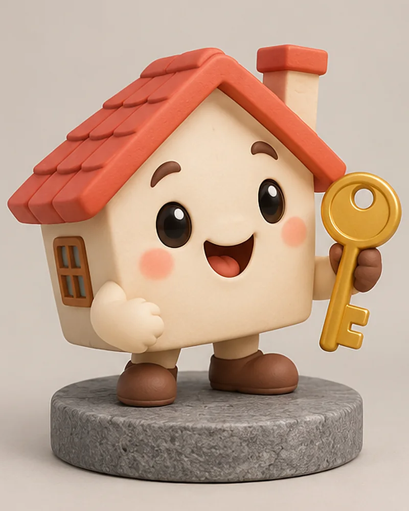 Little house mascot